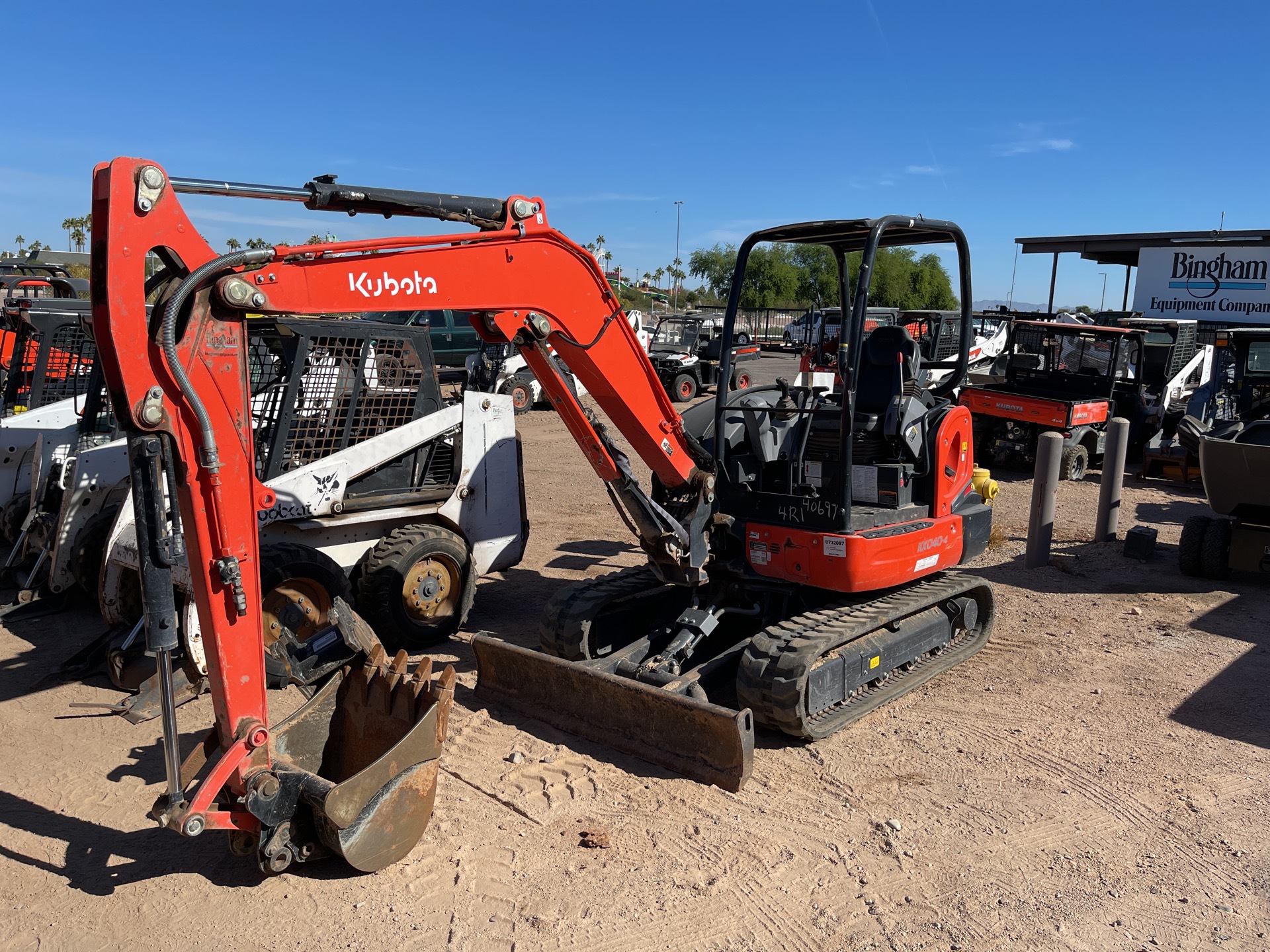 2021 Kubota KX040-4R1 Mini Excavator