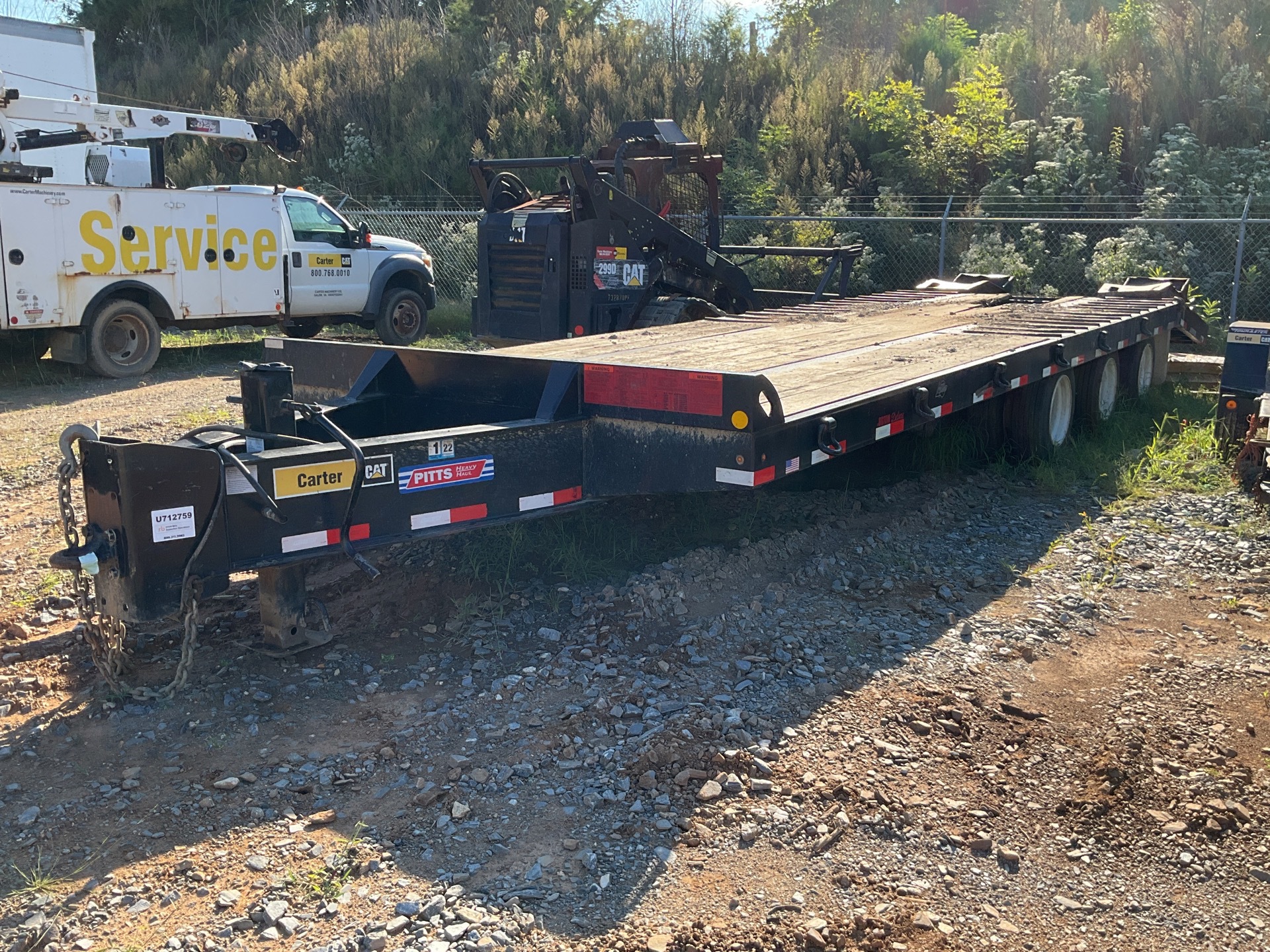 2022 Pitts TA25 30 ft Tri/A Equipment Trailer