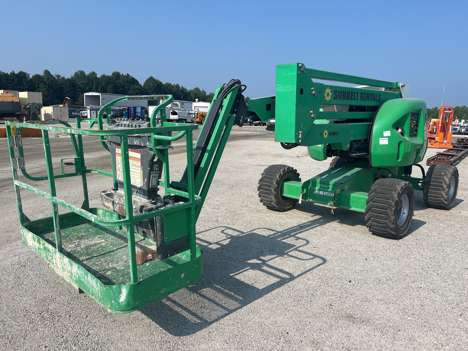 2014 JLG 450AJ 4WD Gasoline Articulating Boom Lift