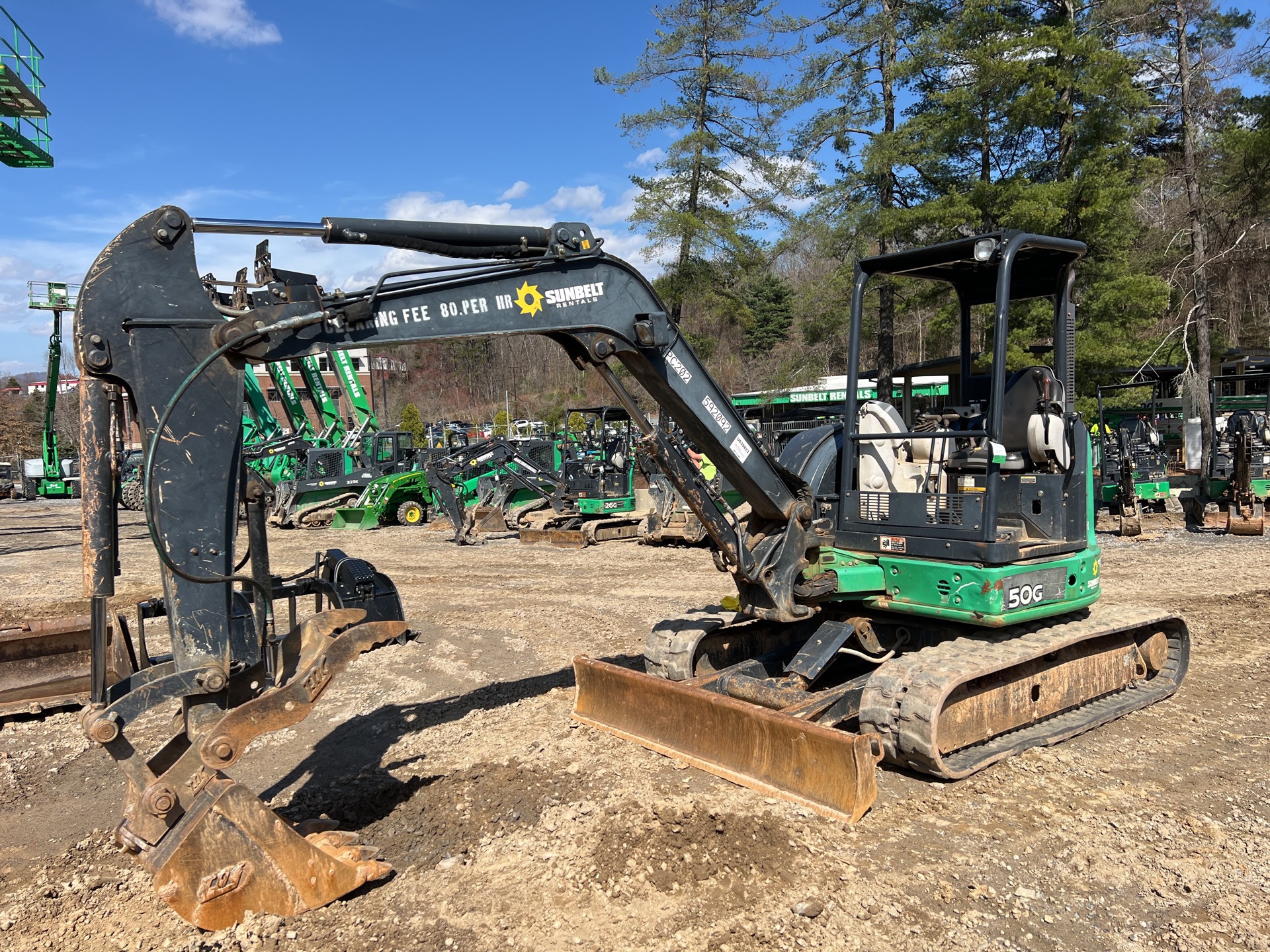 2014 John Deere 50G Mini Excavator