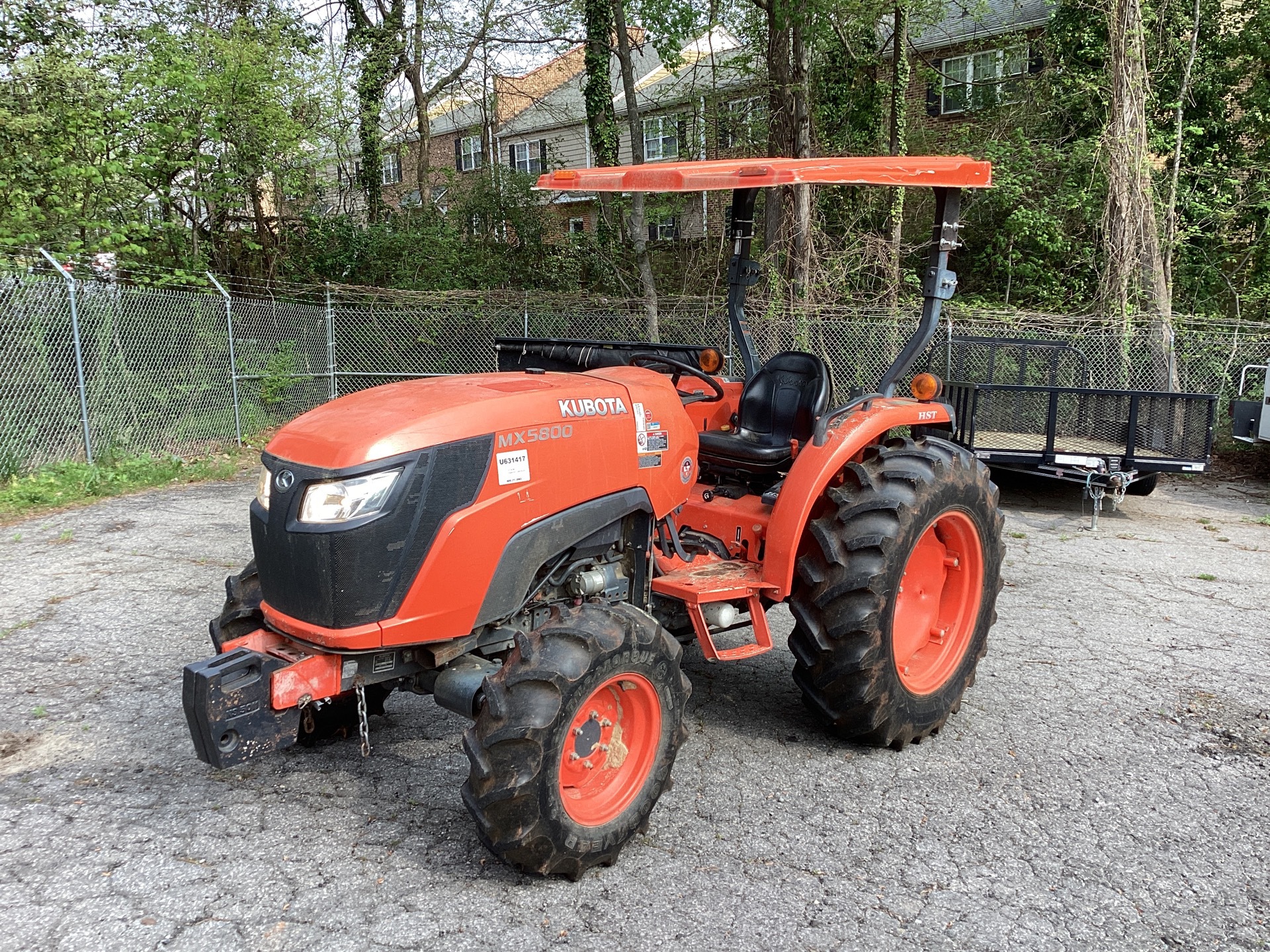 Kubota MX5800D 4WD Utility Tractor