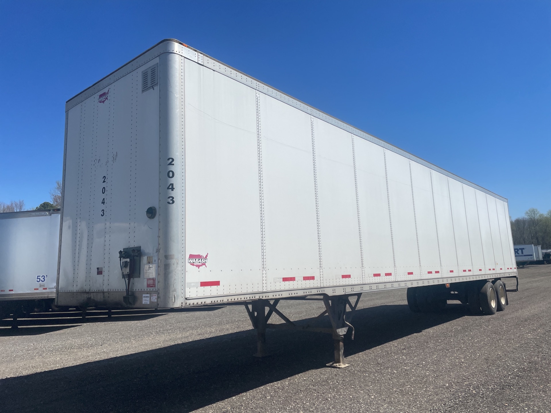 2019 Wabash DVLSHPC 53 ft x 102 in T/A Van Trailer