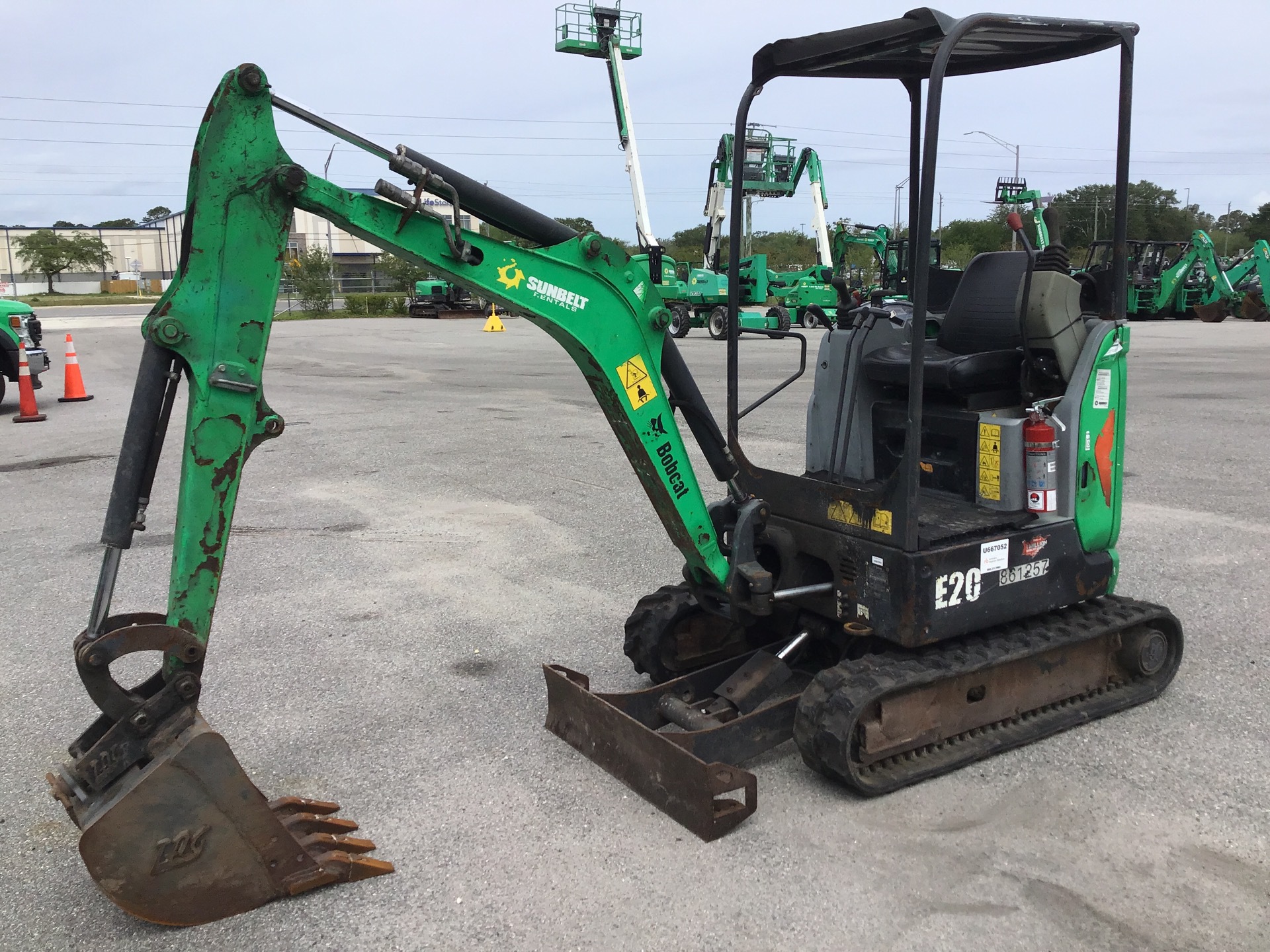 2016 Bobcat E20 Mini Excavator