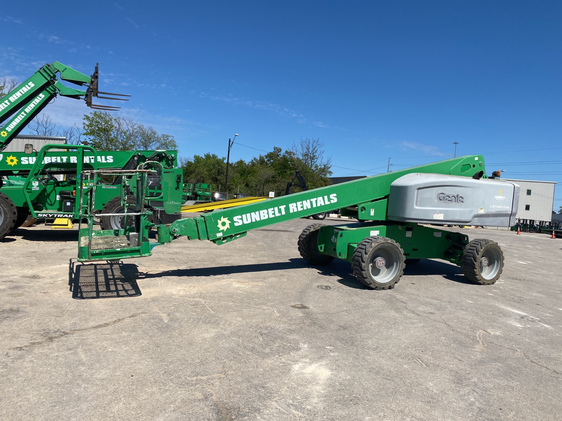 2015 Genie S-60X 4WD Diesel Telescopic Boom Lift