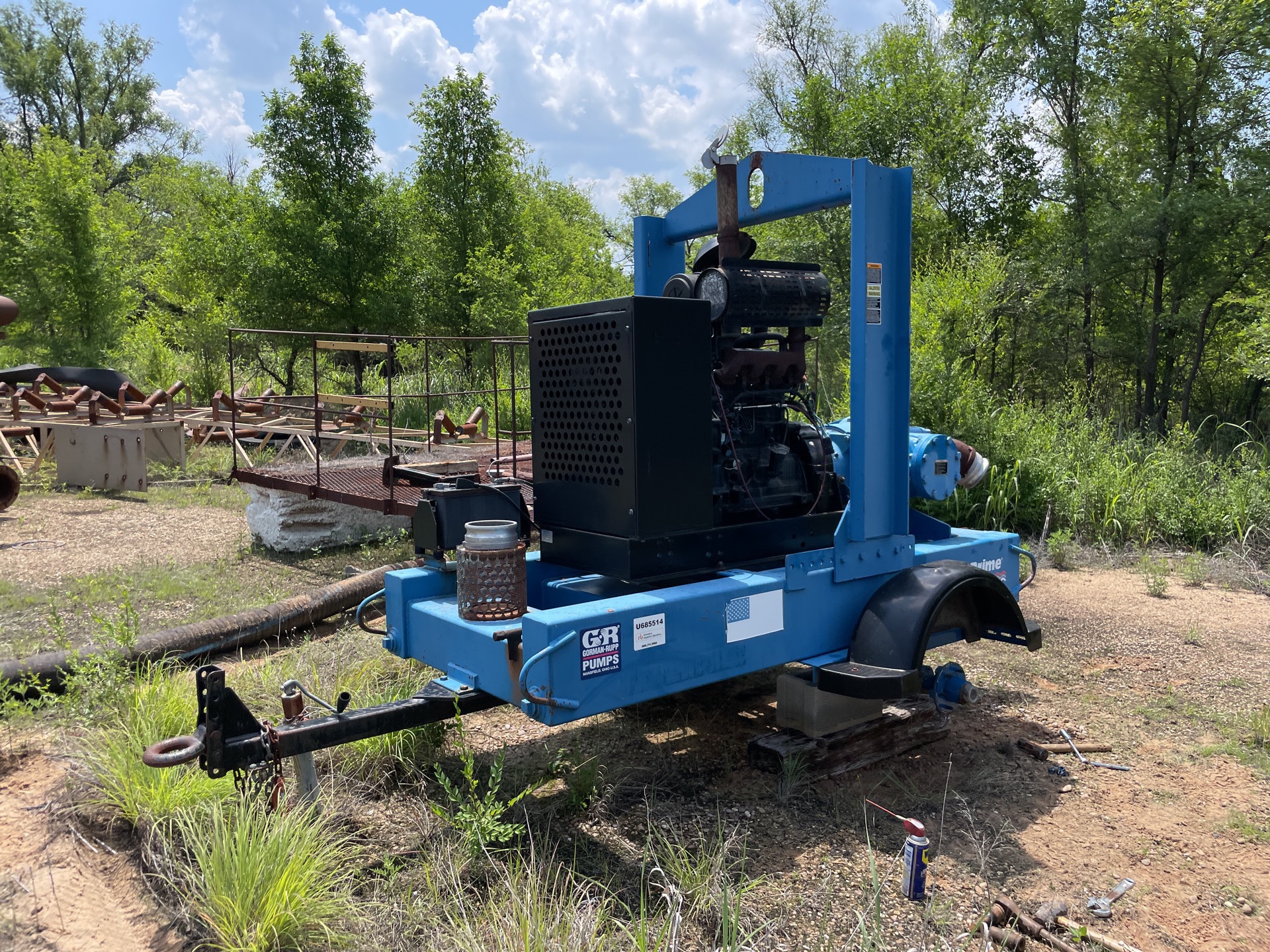 Gorman-Rupp PA6C60-4045D Trailer-Mounted Water Pump
